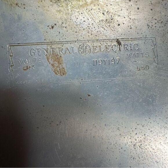 Vintage GENERAL ELECTRIC Waffle Maker 119YI97 Art Deco Made In USA Tested - Picture 14 of 15